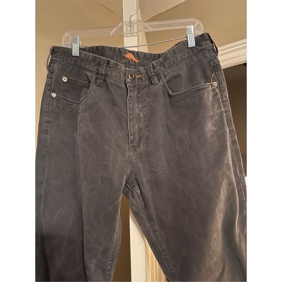 Tommy Bahama Mens Brown Standard Fit Straight-Leg Mid-Rise Denim Jeans Size 36 - Picture 2 of 16
